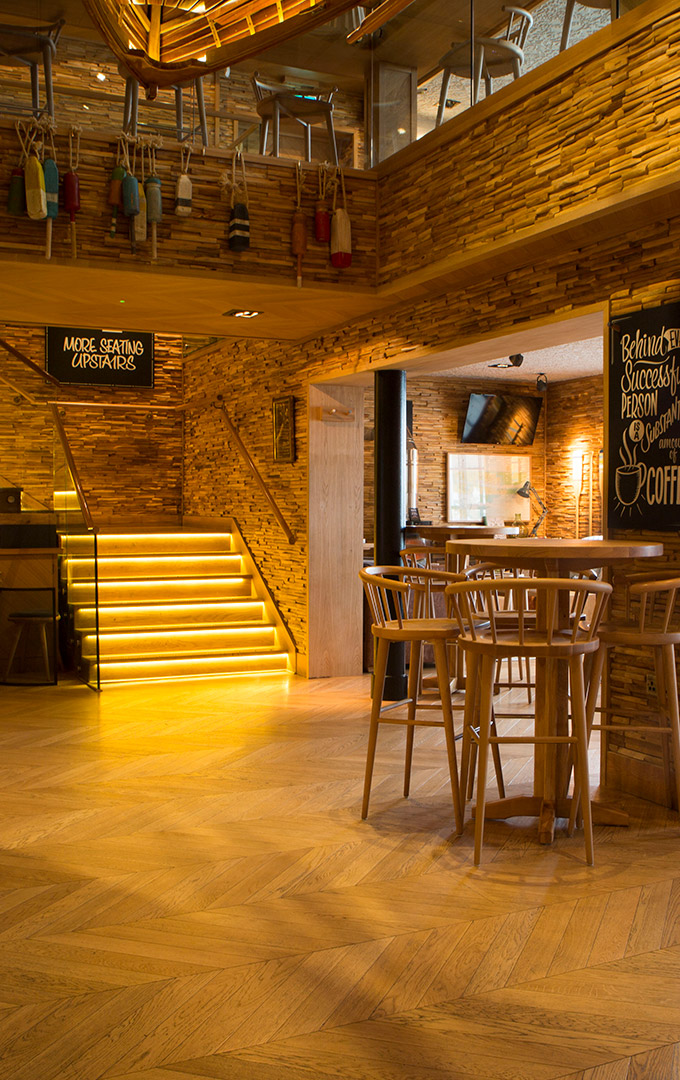 Internal picture of The Mulberry. The best dog-friendly family pub and restaurant on Conwy Marina near Llandudno and Conwy town centre.